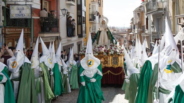 Virgen de la Esperanza subiendo Balborraz
