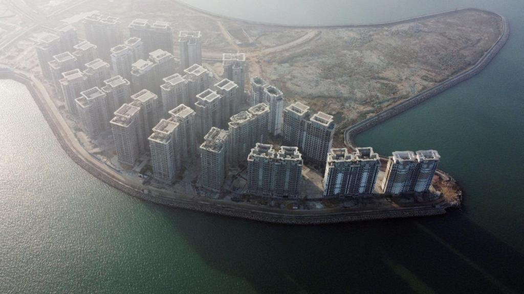Promoción sin terminar de Evergrande en Hainan.