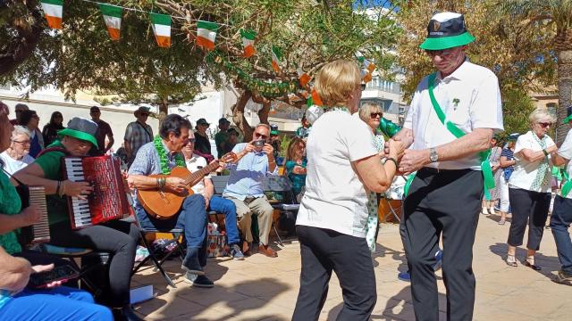 La celebración de San Patricio este viernes en Torrevieja.