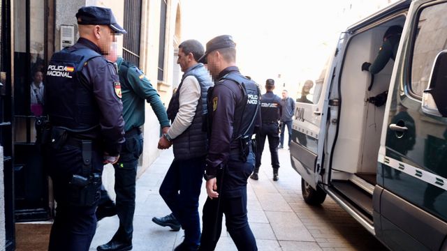 Llegada de 'El Vinas' a los juzgados