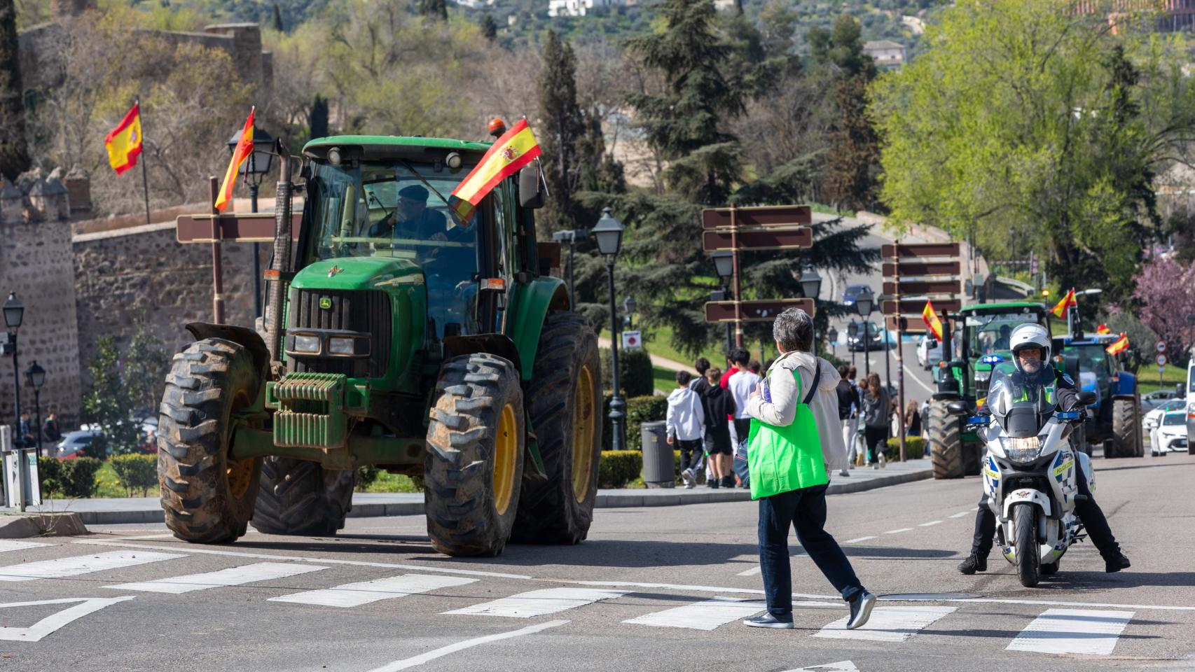 Tractorada celebrada en marzo de 2024 en Toledo.