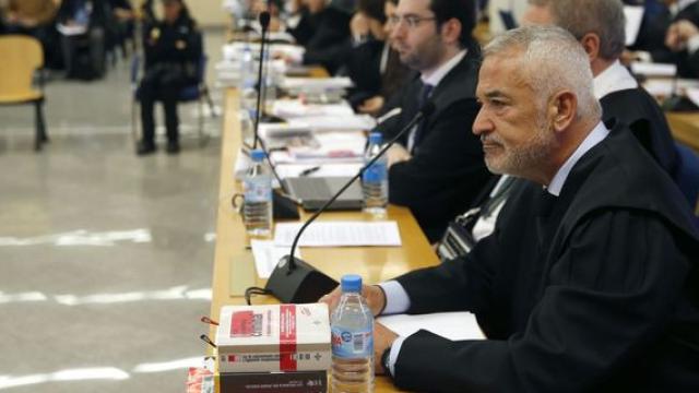 Luis Pineda, durante el juicio del caso Ausbanc en la Audiencia Nacional en marzo de 2020.