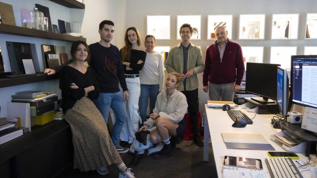 Parte del equipo de Lago Interioriza, el estudio encabezado por Paco Lago y Alejandro Picatoste.