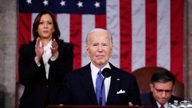 Joe Biden, en su último discurso sobre el estado de la Unión.
