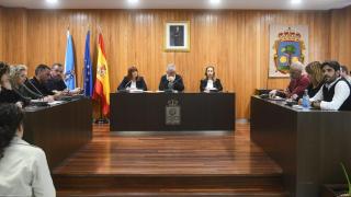 Pleno en el que se aceptó la renuncia de García Patiño.