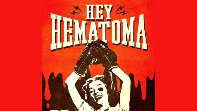 Cartel del concierto de Hey Hematoma en Vigo.