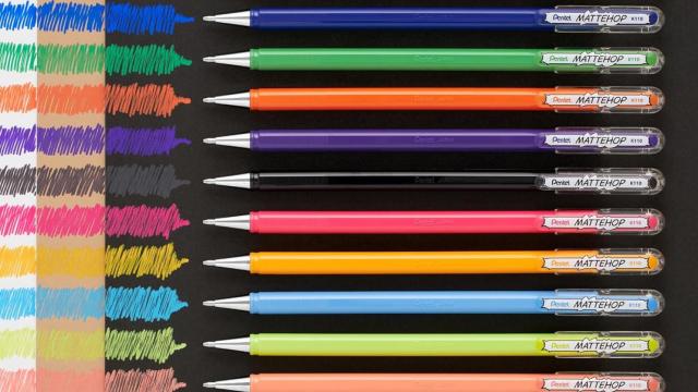 Bolígrafos Mattehop de Pentel