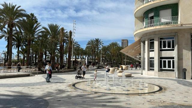Una vista del cruce de la Explanada con la Rambla este sábado.