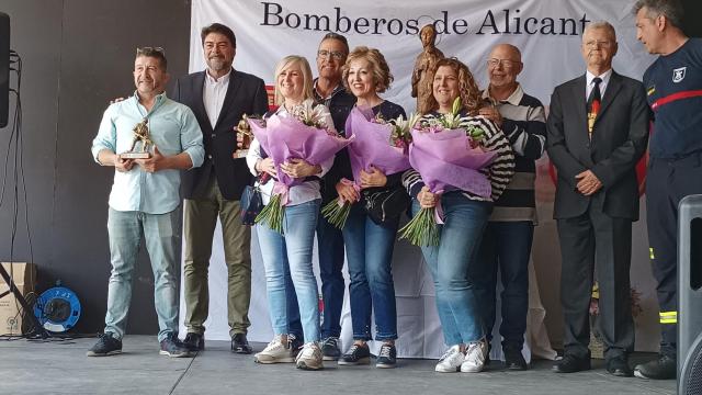 El alcalde Luis Barcala en la celebración del Día de los bomberos en Alicante este sábado.