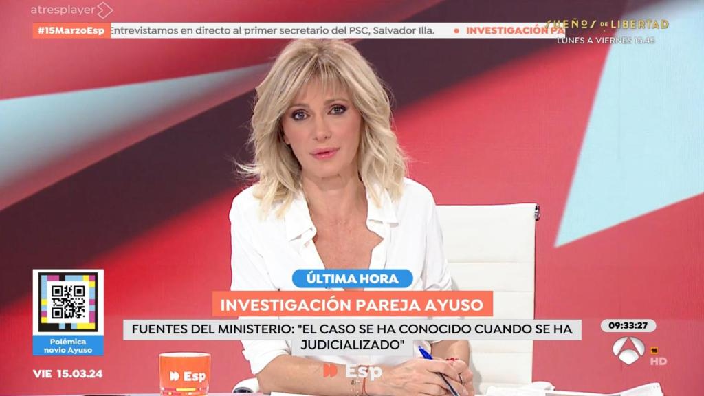 Susanna Griso en 'Espejo Público'.