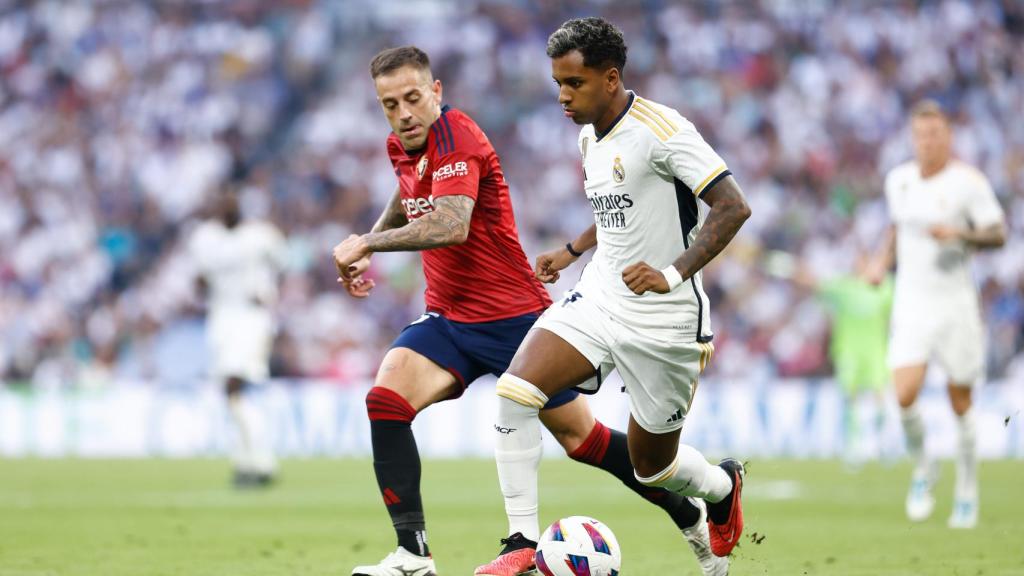 Rodrygo, durante el Real Madrid - Osasuna de La Liga