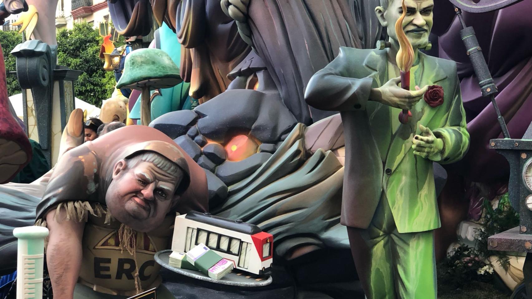 De Feijoo a Díaz, los ninots más políticos de este 2024