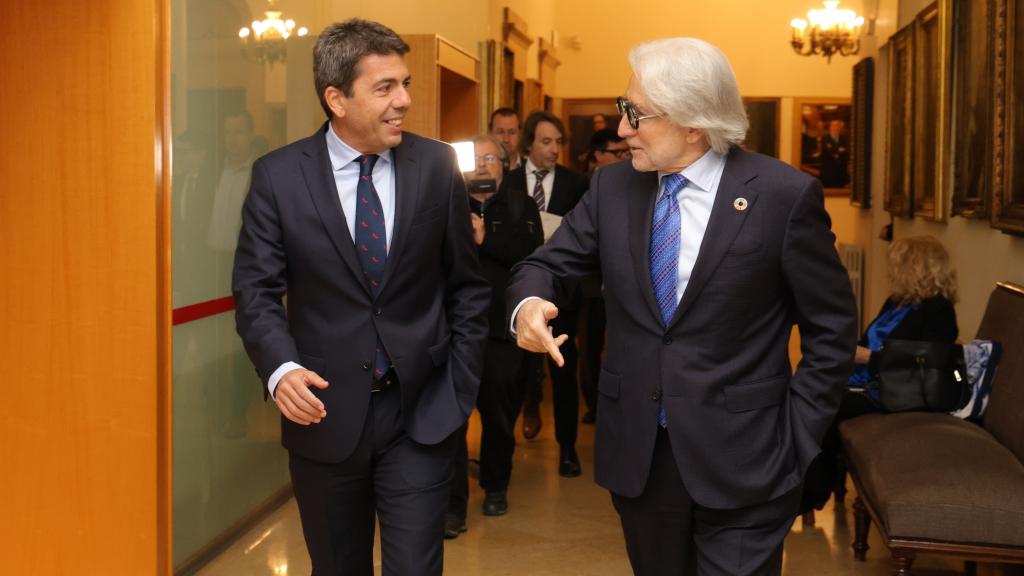 Carlos Mazón y Josep Sánchez Llibre. Efe