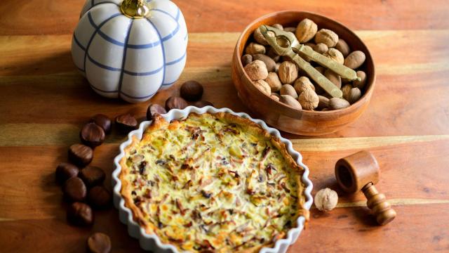 Una quiche lorraine, entre las recetas escogidas para este libro de Alicante.