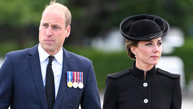Guillermo y Kate Middleton en una fotografía tomada en Pirbright, en septiembre de 2022.