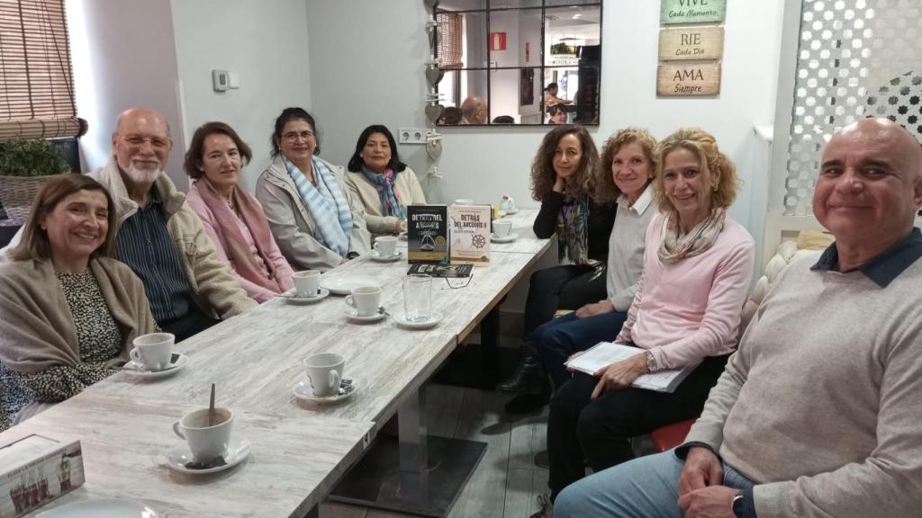 Una reunión de 'Death Cafe' en Madrid.