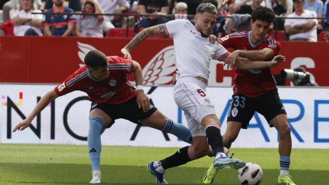 Una imagen al partido del Sevilla FC contra el Celta.