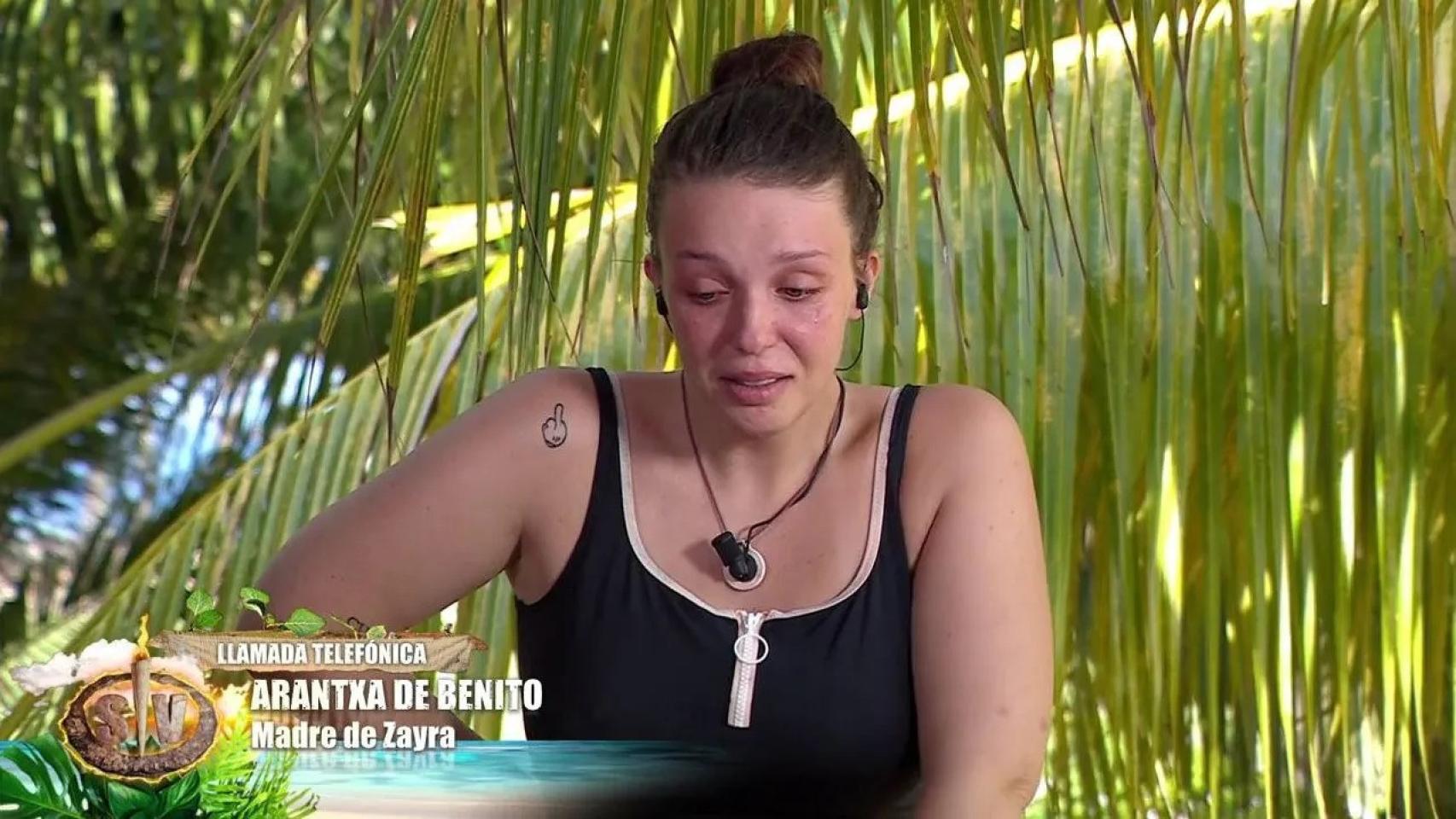 Zayra Gutiérrez en ‘Supervivientes’.