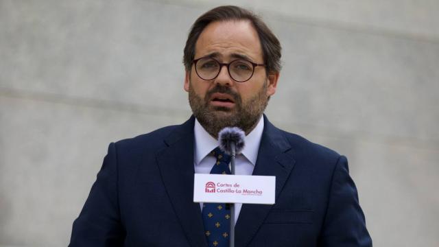 Paco Núñez, presidente del PP de Castilla-La Mancha, este lunes.
