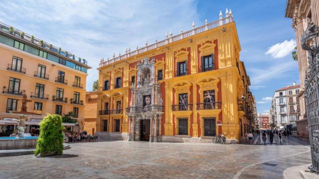 El Palacio Episcopal, espacio cedido a la Fundación Unicaja en el que se situará un enclave del Málaga TechPark.
