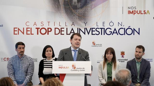 El presidente de la Junta de Castilla y León, Alfonso Fernández Mañueco, participa en el encuentro con los investigadores del programa ERC (European Research Council) de Castilla y León.
