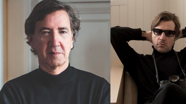 El escritor Rafael Argullol y el cineasta Albert Serra. Foto: Acantilado, Óscar Fernández Orego.