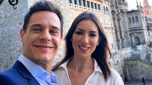 Christian Gálvez y Patricia Pardo, en una imagen de agosto de 2023.