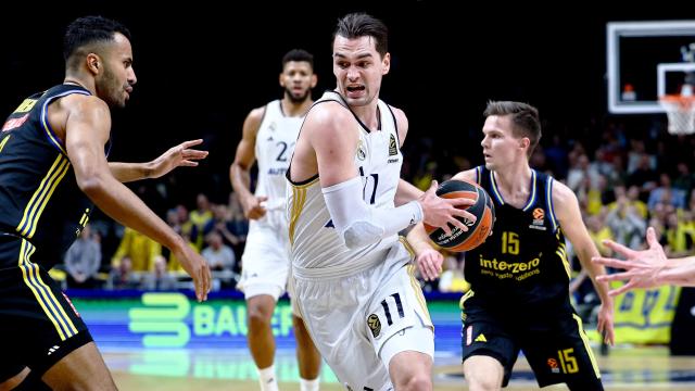 Mario Hezonja, en el duelo ante el Alba Berlín.
