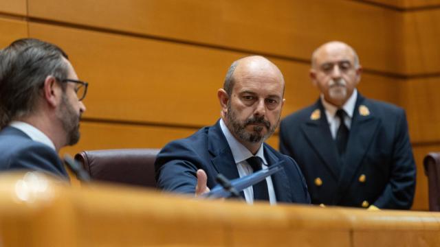 El presidente del Senado, Pedro Rollán, en el Pleno de este martes.