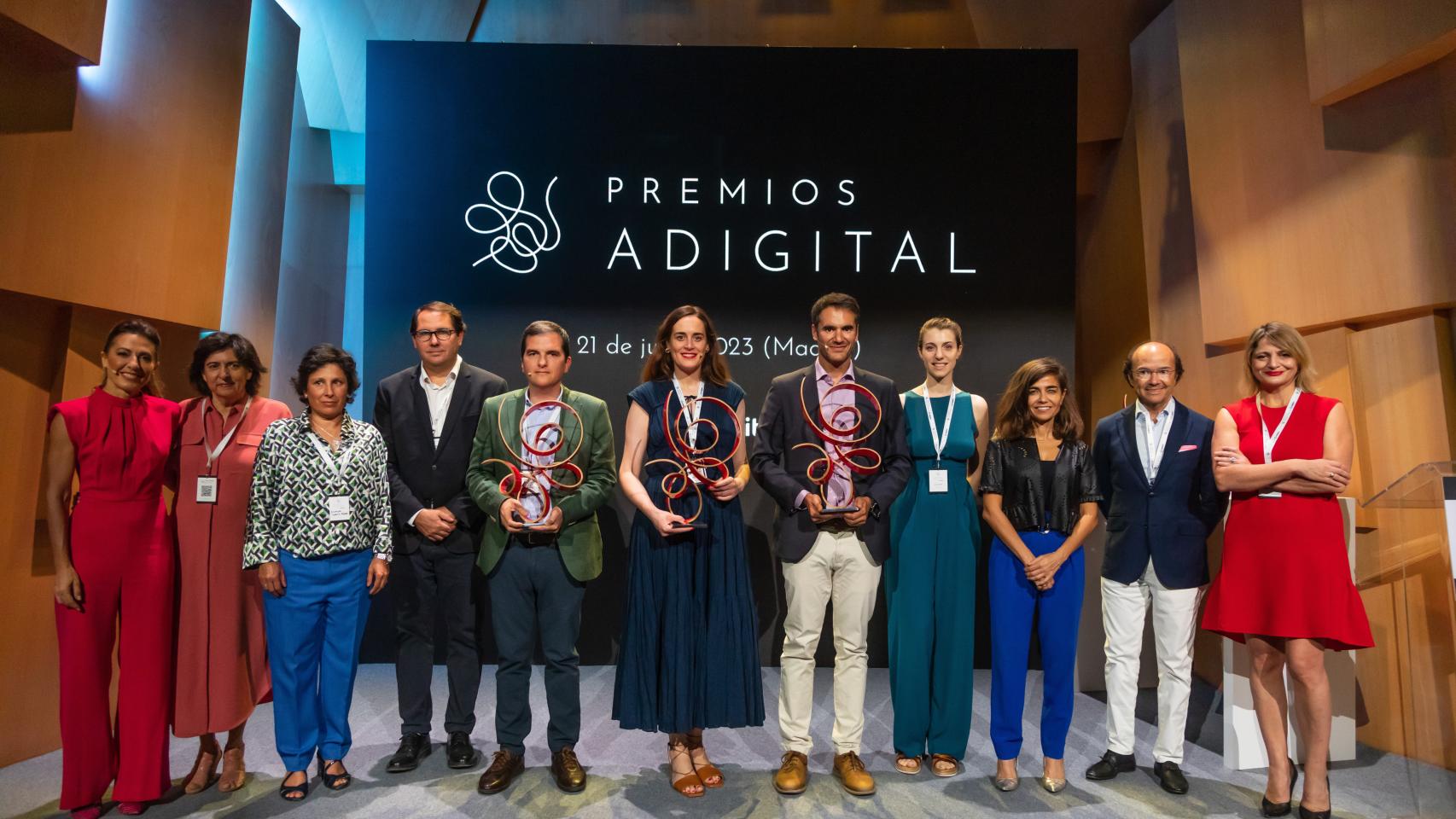 Los ganadores de la anterior edición de los premios Adigital.