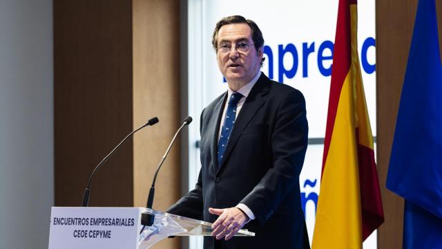 El presidente de CEOE, Antonio Garamendi, en una imagen de archivo.