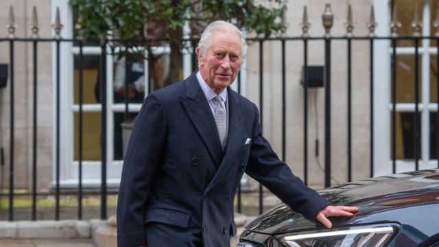 El rey Carlos III de Inglaterra en una de sus últimas apariciones públicas.