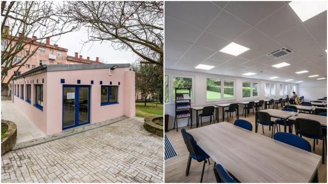 Imágenes del aula de estudio