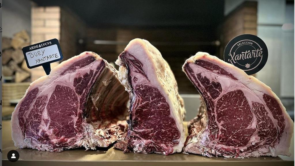 Captura de pantalla del Instagram del Asador Arde Lucus.