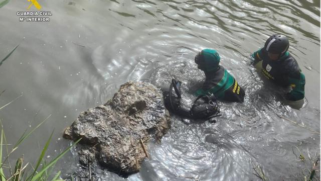 El equipo GEASs en el río Segura.