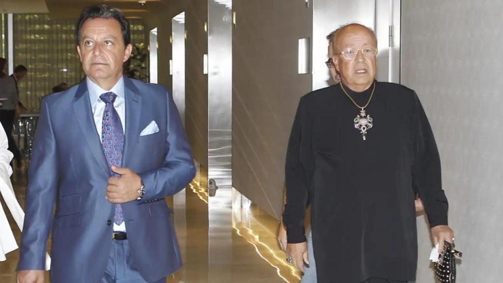 José María con su motivo de amor, Rappel, en una imagen de archivo.