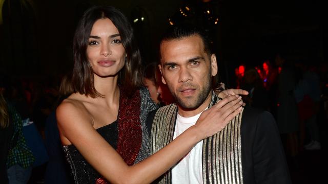 Joana Sanz y Dani Alves, en una imagen de archivo de 2018.