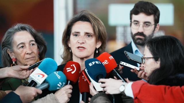 La vicepresidenta Tercera del Gobierno y ministra para la Transición Ecológica, Teresa Ribera, en el BEC de Barakaldo con motivo del WindEurope 2024.