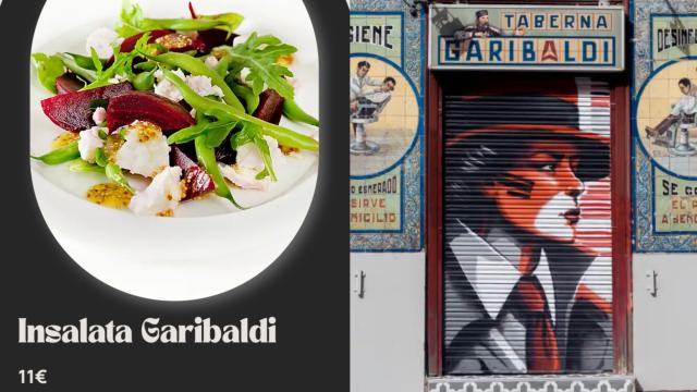 El precio de una ensalada de Garibaldi.