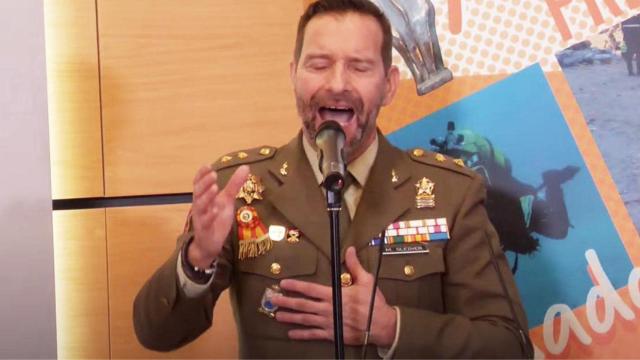 El Teniente Coronel en su última actuación