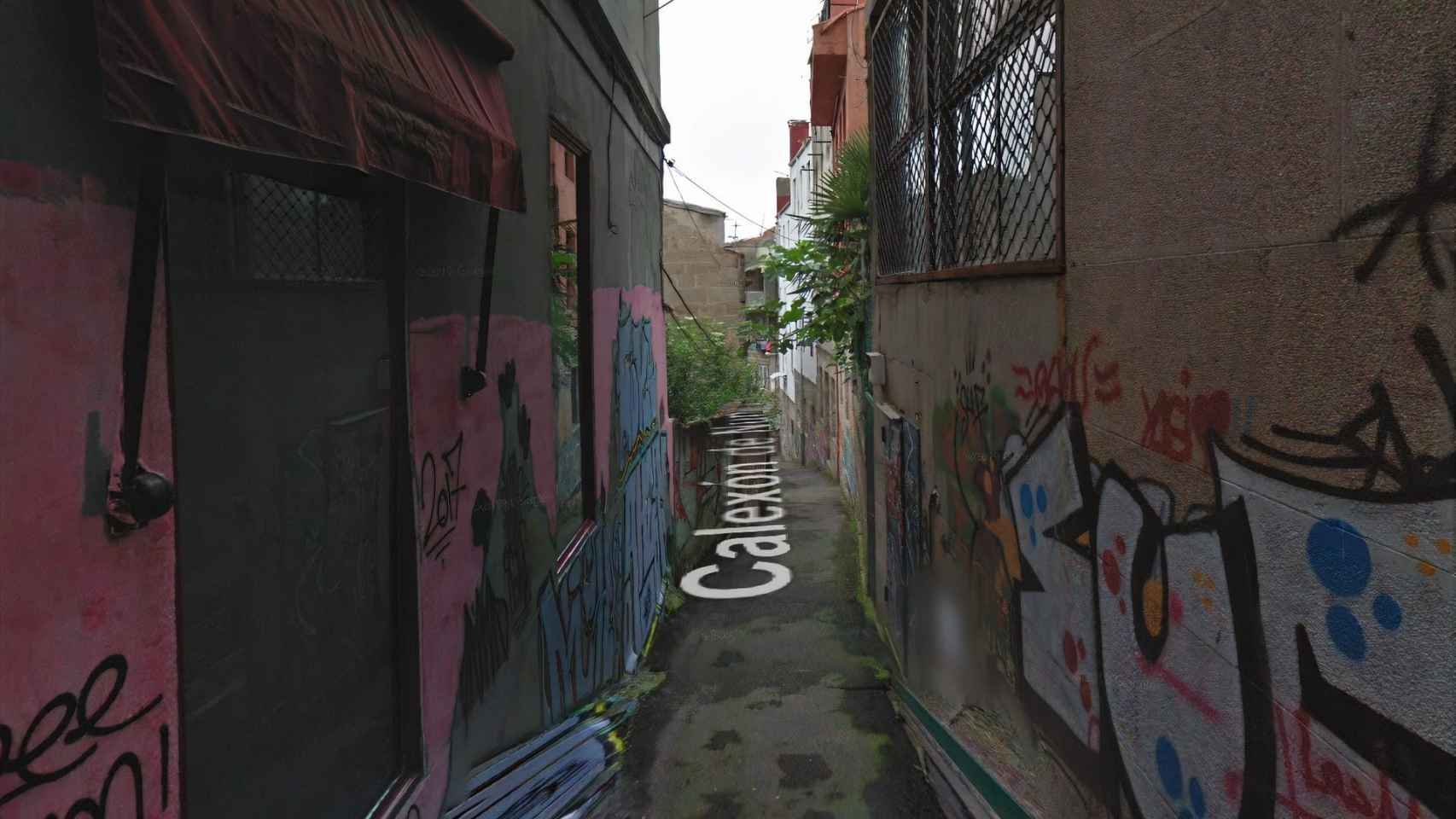 Callejón de Manuel Núñez, en Vigo.