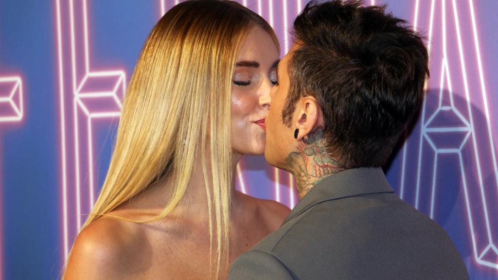 Fedez y Chiara en una imagen de archivo de 2021.