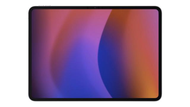 Render del supuesto iPad Pro con pantalla OLED.