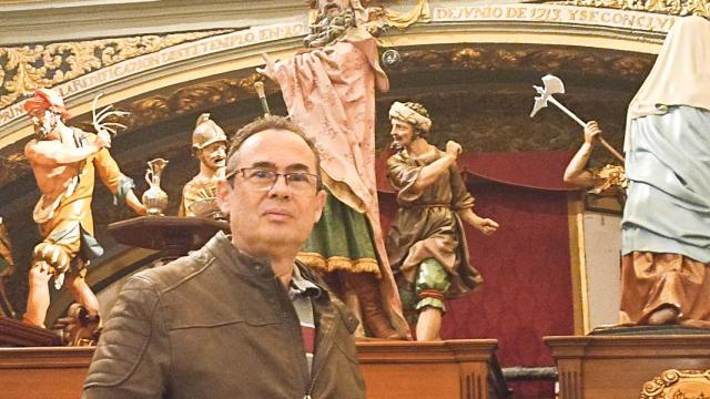 Francisco Ballesteros Ballesteros, presidente de la Hermandad de la Vera Cruz de Salamanca