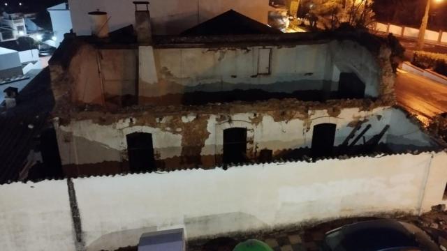 La nave donde se ha producido el derrumbe.