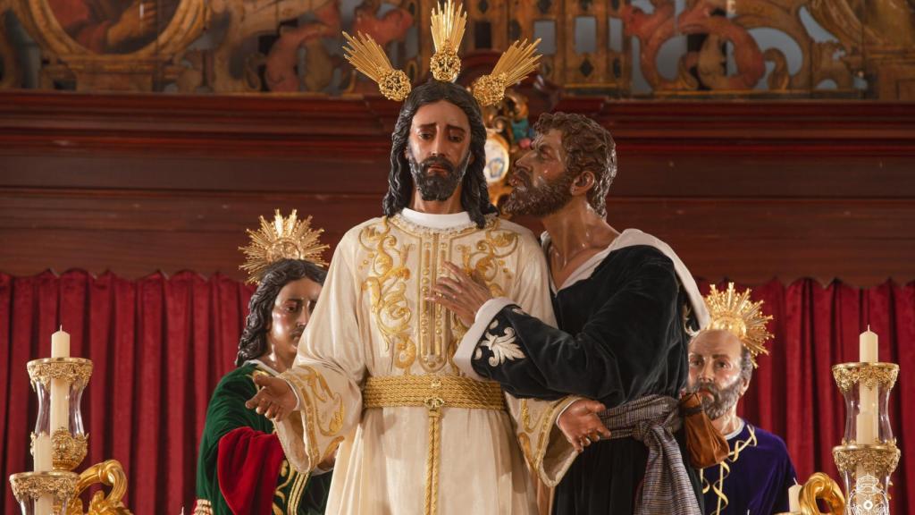 El paso de misterio del Beso de Judas.