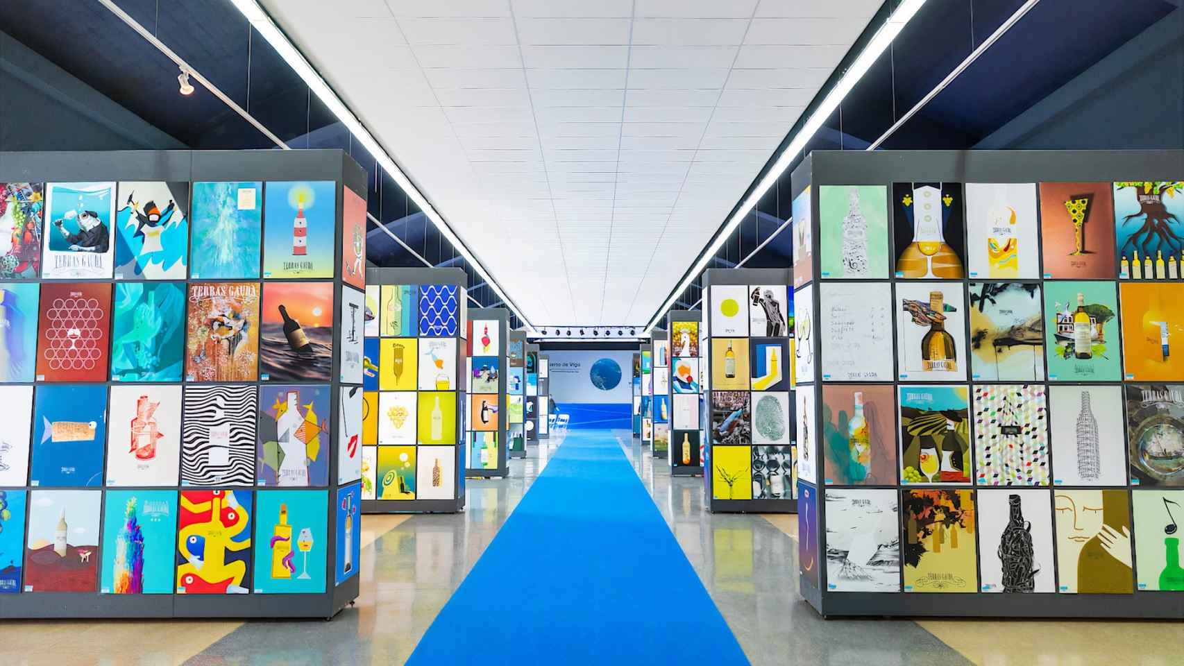 Exposición de carteles de la edición de 2022.