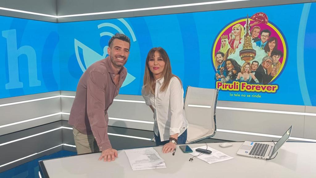 Gerardo Reyes, en la presentación de 'Pirulí Forever' en el canal 24 horas de RTVE.