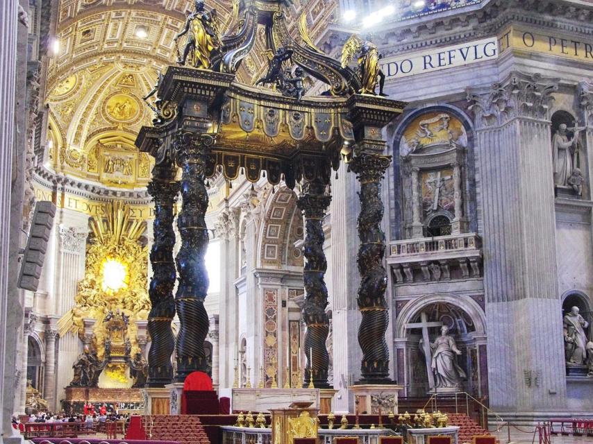 Baldaquino de San Pedro, Bernini.
