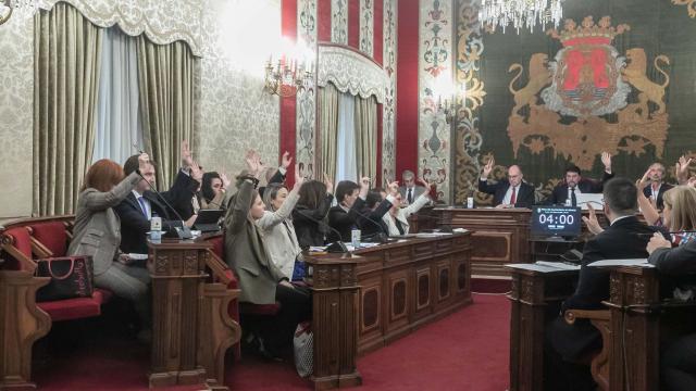 Un Pleno municipal de Alicante.